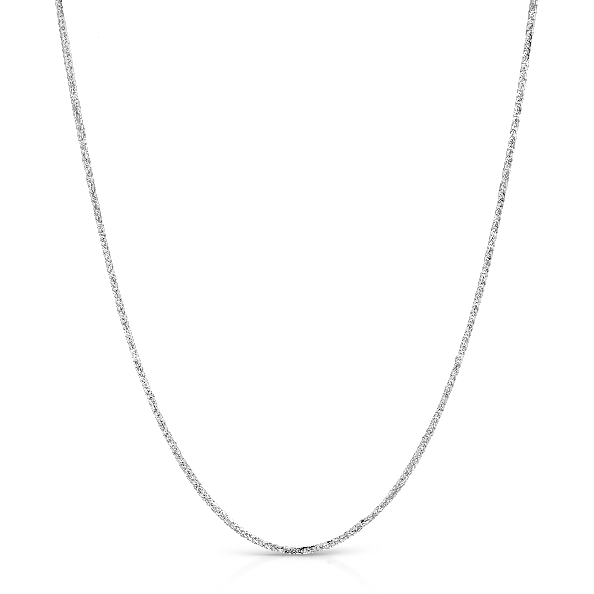 14KT White Gold Adjustable Spiga