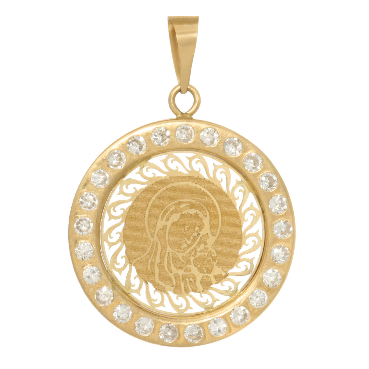 crown-gold - pendant