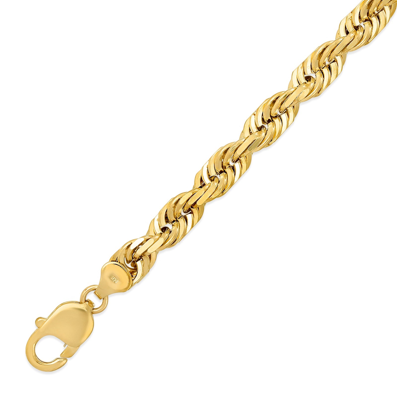 6.0mm Yellow Diamond Cut Hollow Rope