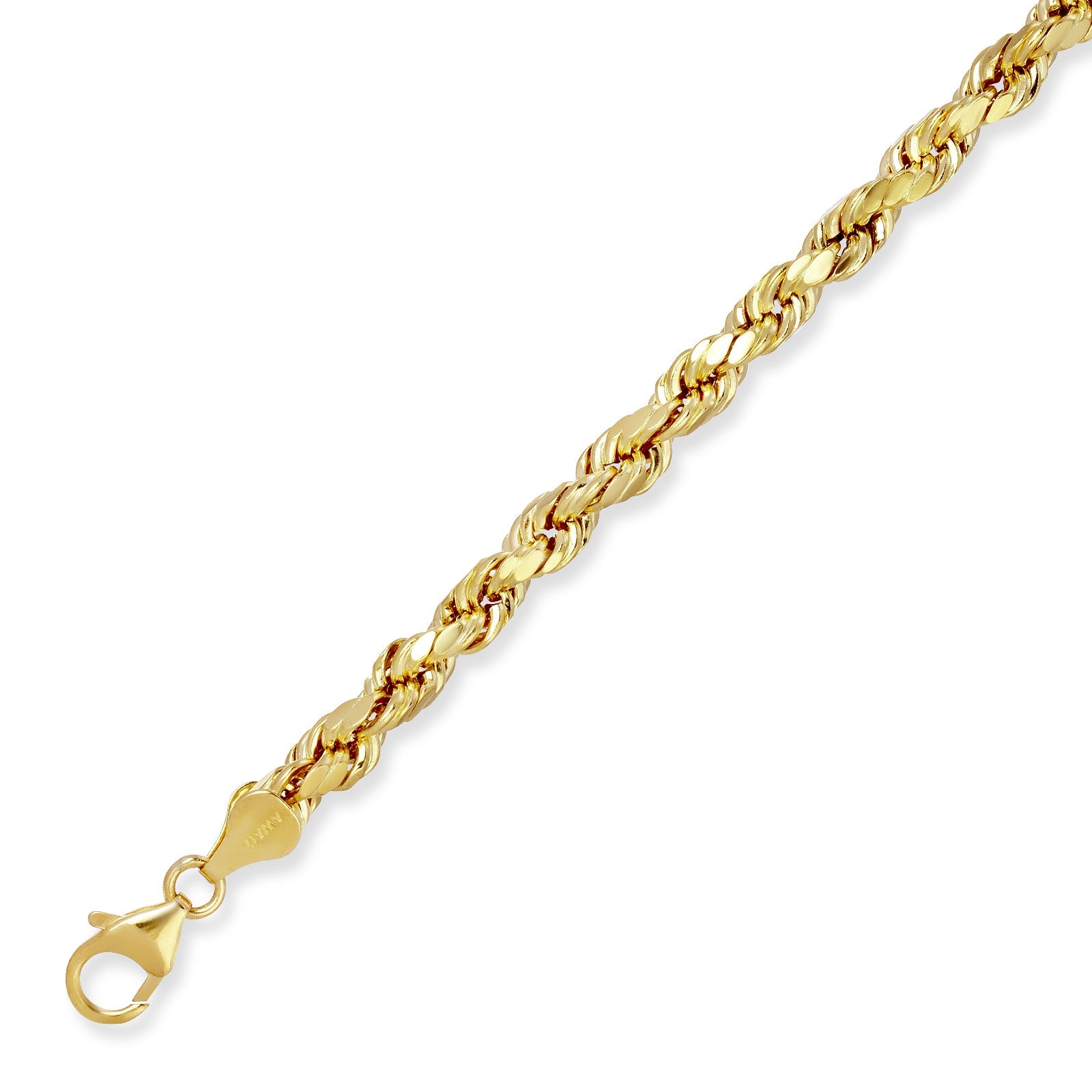 6.0mm Yellow Diamond Cut Hollow Rope