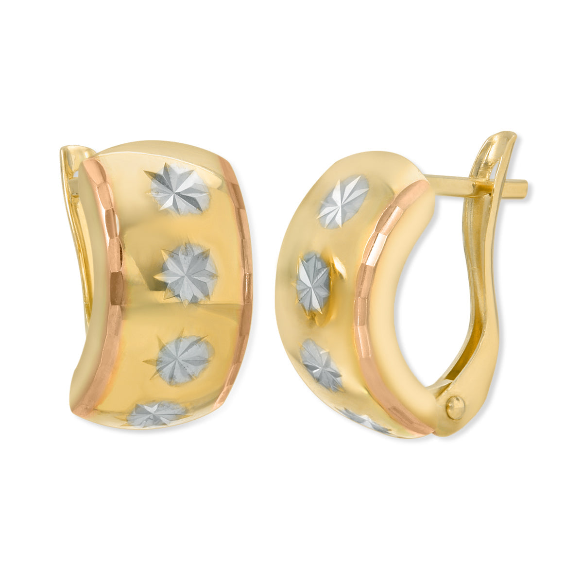 crown-gold - Earrings