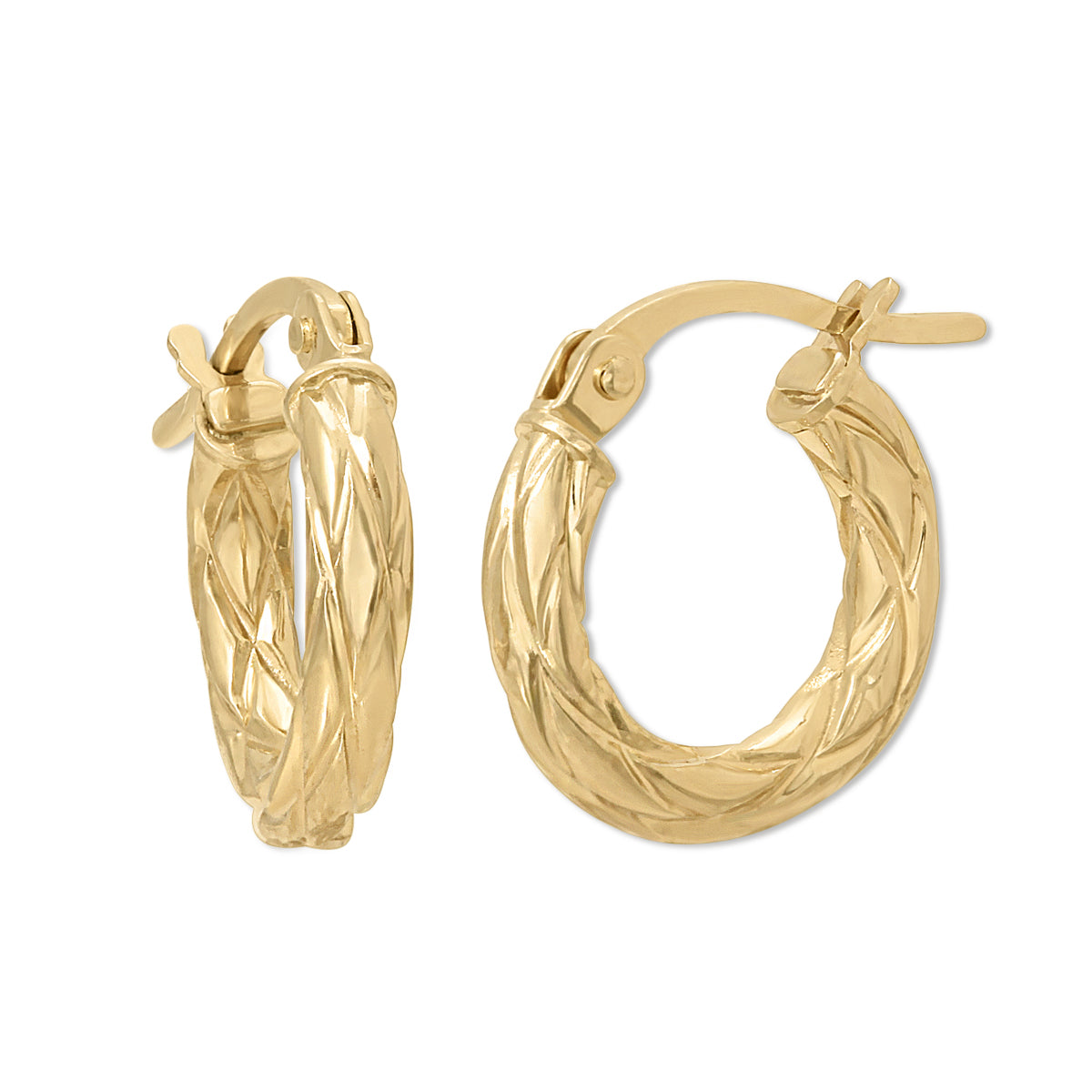 crown-gold - Earrings