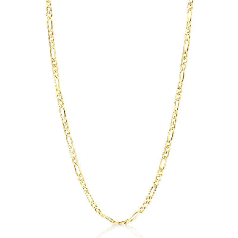 2.5mm 14K Figaro Chain