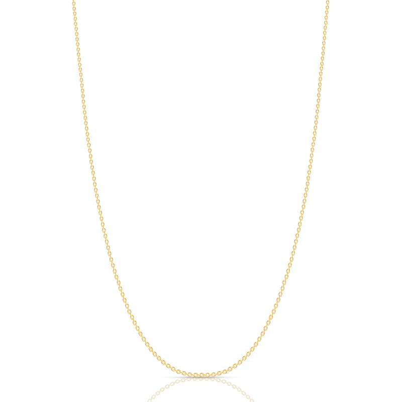 1mm 14K Rolo Chain