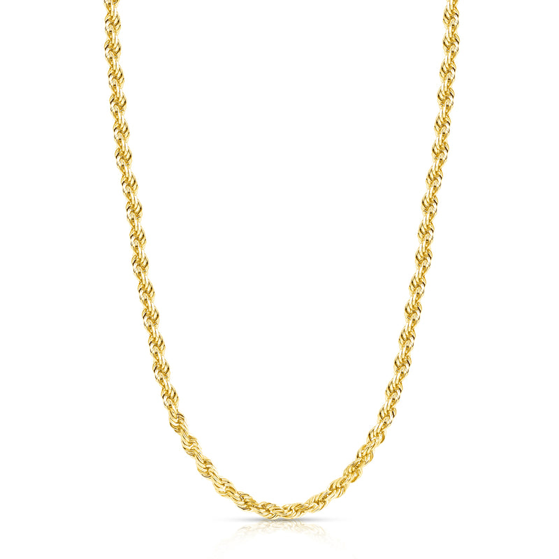 3mm 14K Rope Chain