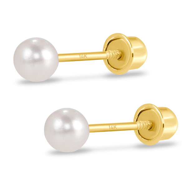 3mm Pearl Studs