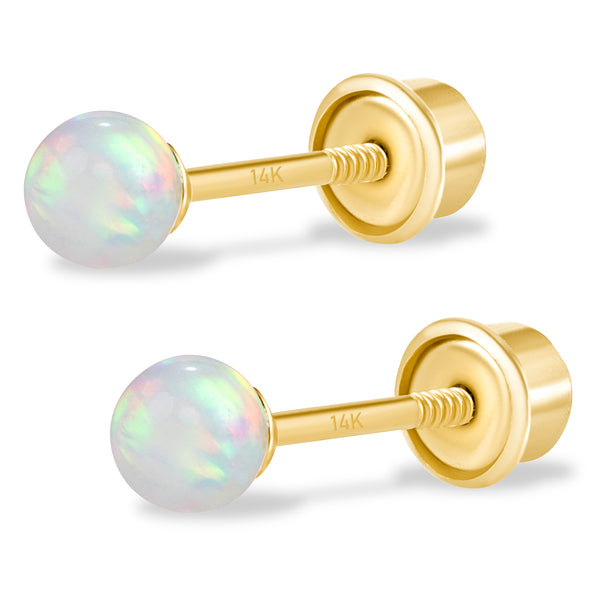 3mm Opal Studs