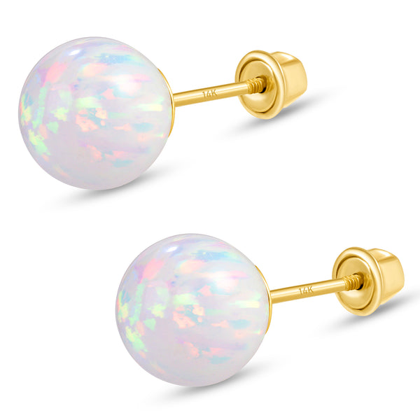 7mm Opal Studs